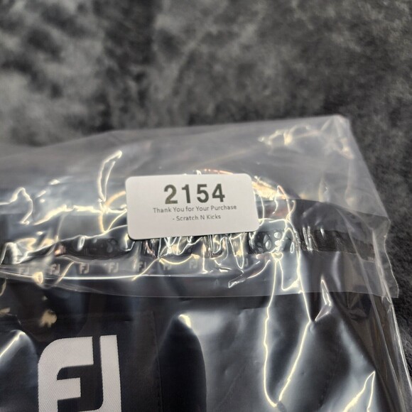 FootJoy Golf Vest Size L 1/4 Zip Button Snap Black Pullover Windbreaker - Picture 12 of 12